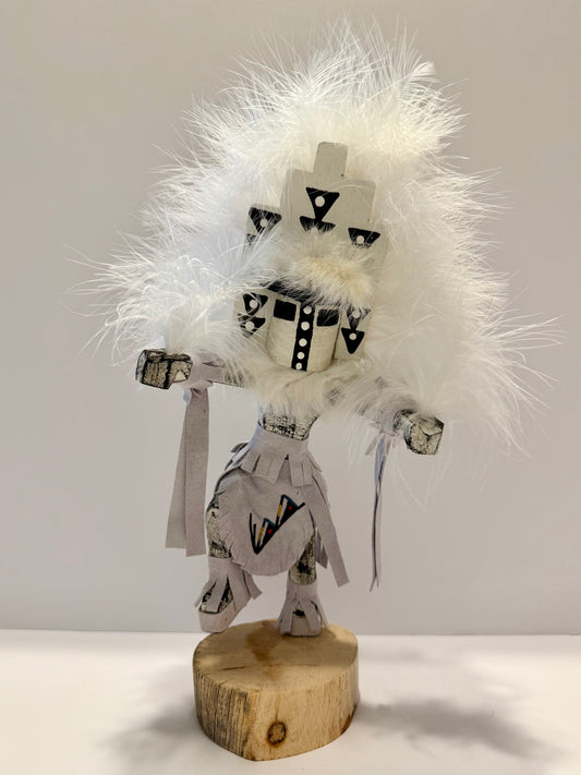 Native American Navajo White Cloud Kachina Doll /White A