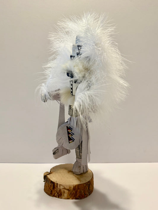 Native American Navajo White Cloud Kachina Doll /White B