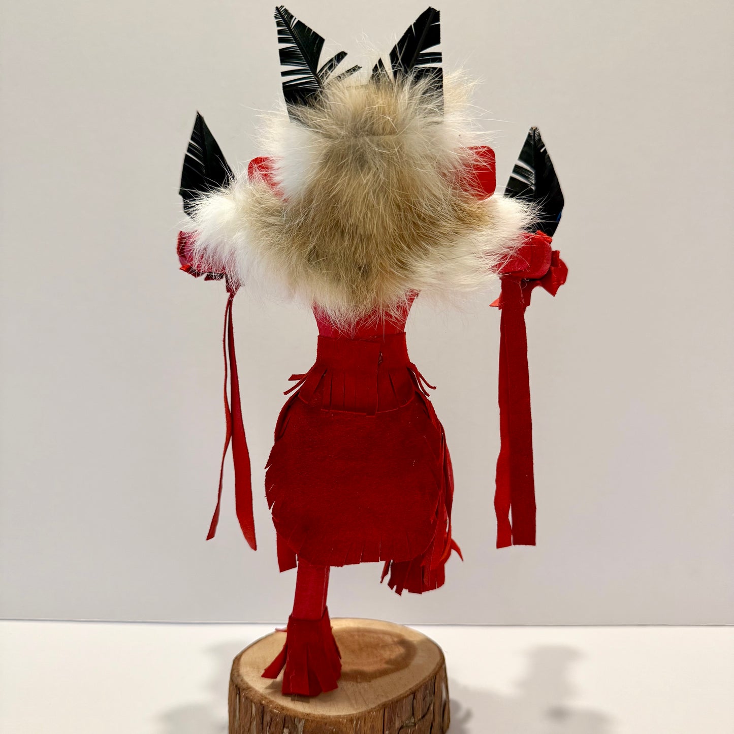 Native American Navajo Red Tail Hawk Kachina Doll