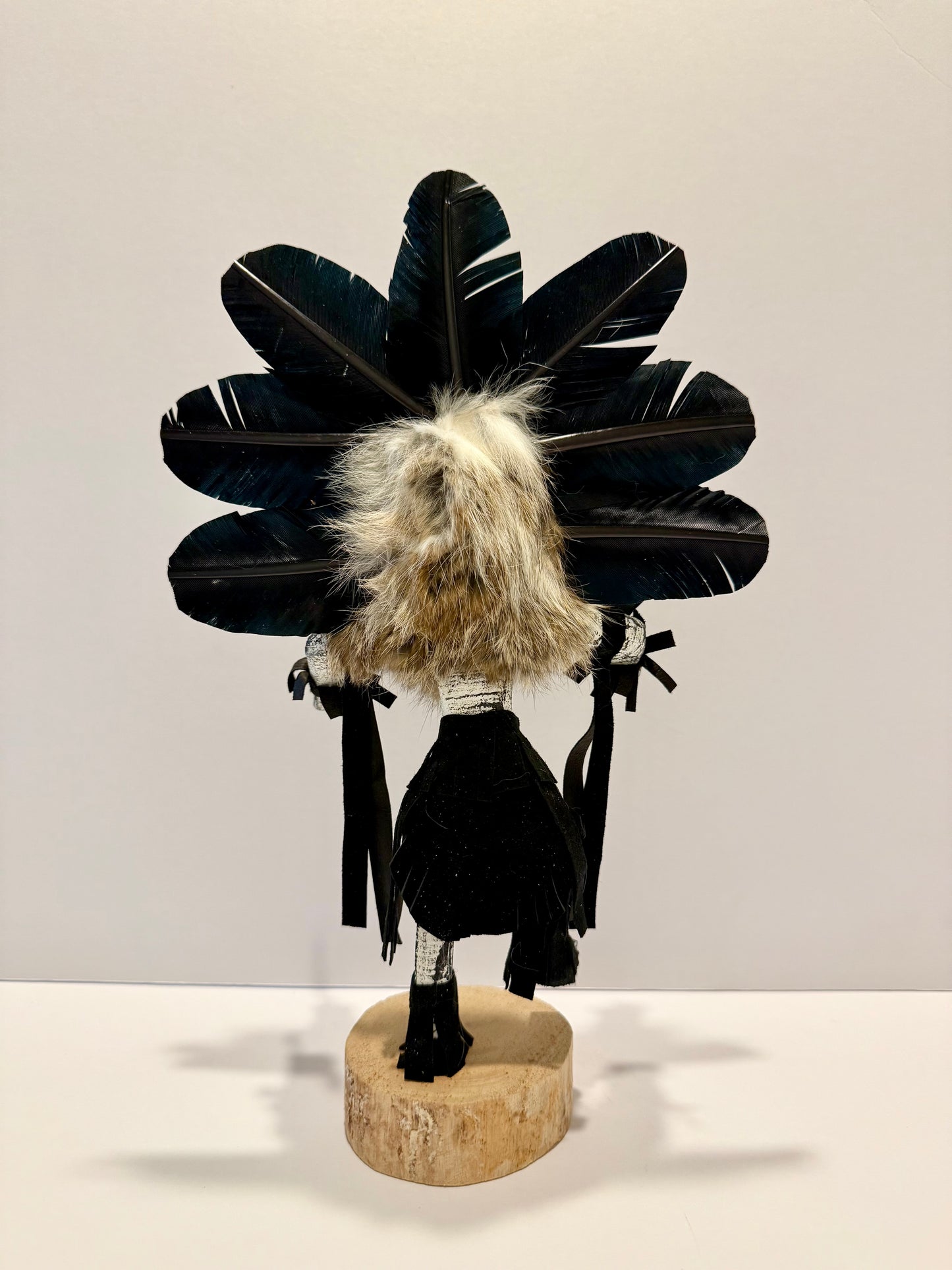 ネイティブアメリカンナバホ族 へミスカチーナドール / ブラックB