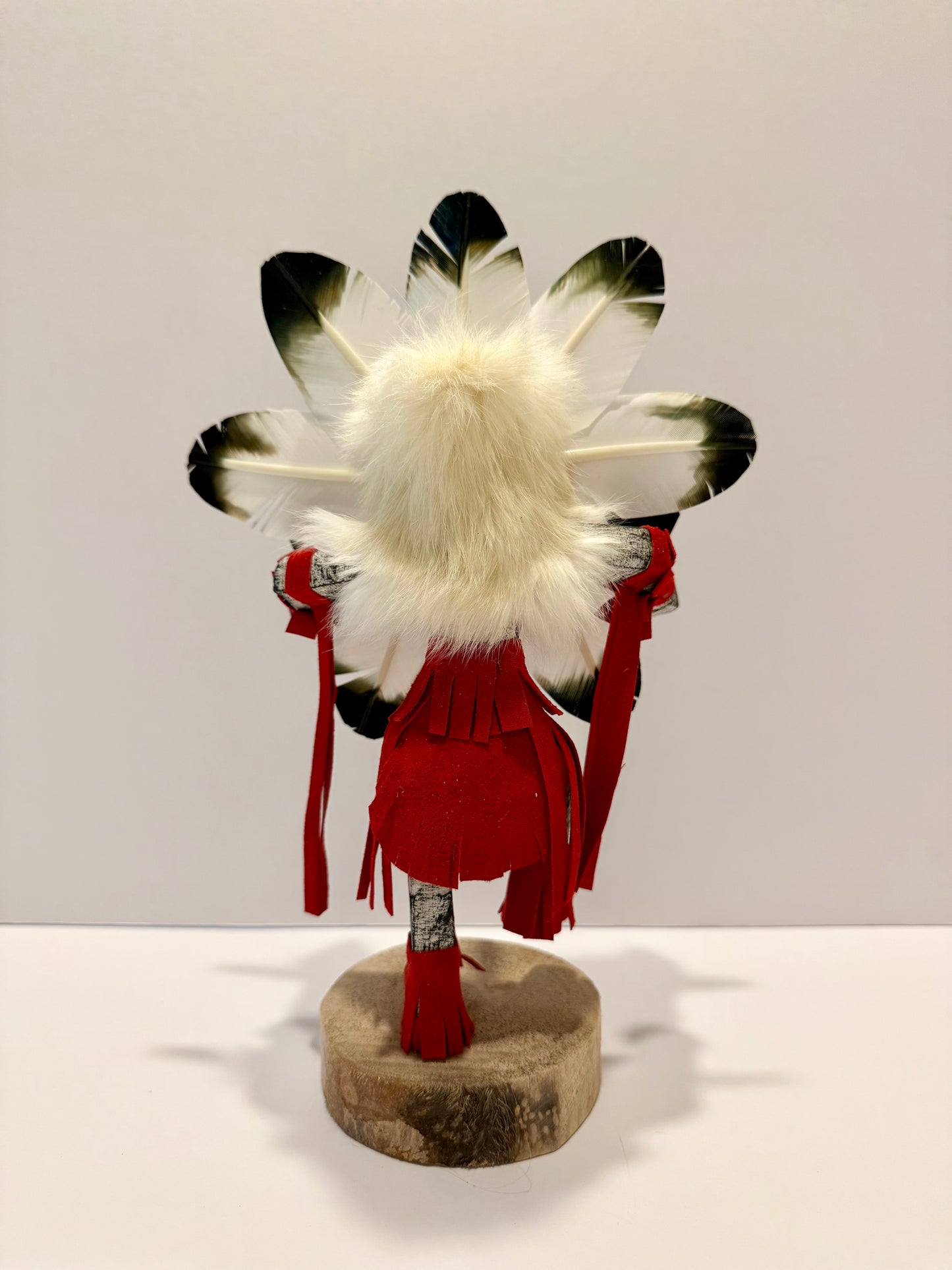 ネイティブアメリカンナバホ族 チーフカチーナドール レッド