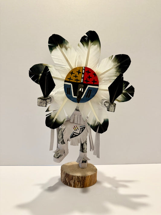 Native American Navajo Chief Kachina Doll / White