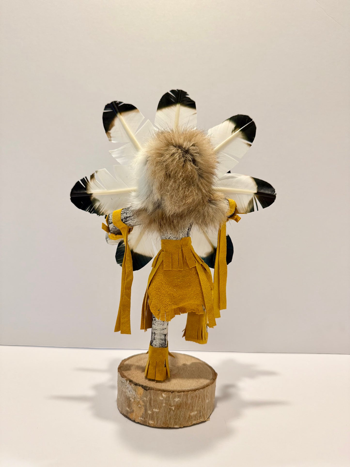 Native American Navajo Chief Kachina Doll / Gold