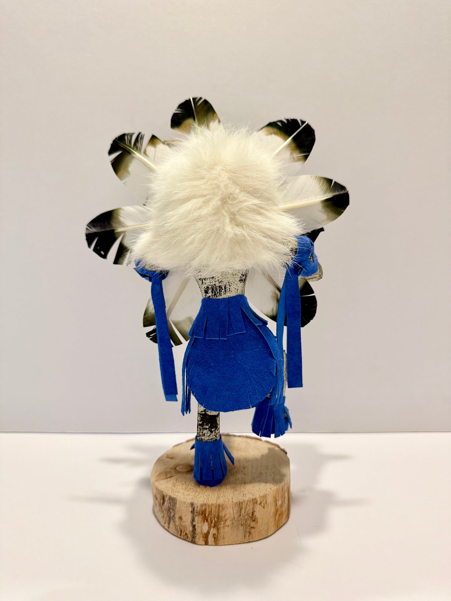 ネイティブアメリカンナバホ族 チーフカチーナドール ブルー