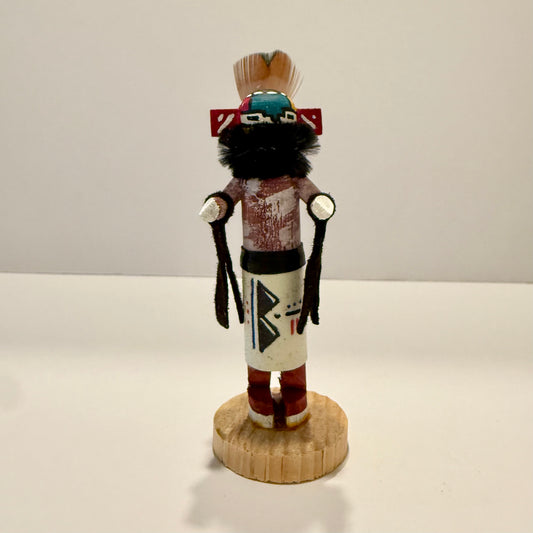 Native American Navajo Tiny Kachina Doll / Snow