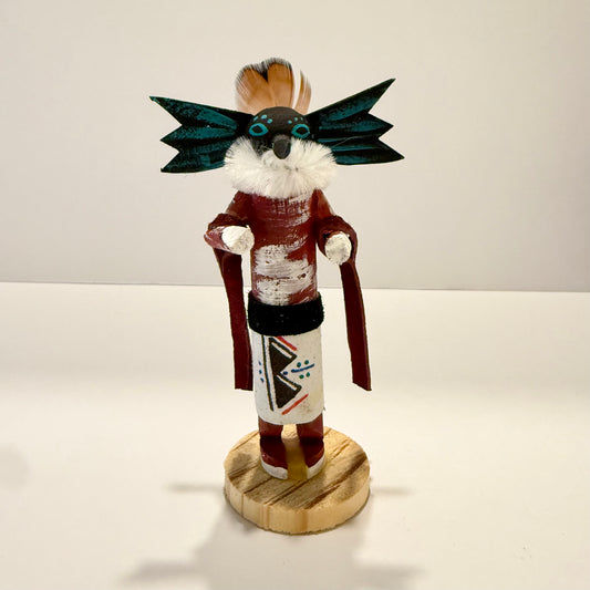 Native American Navajo Tiny Kachina Doll / Crow