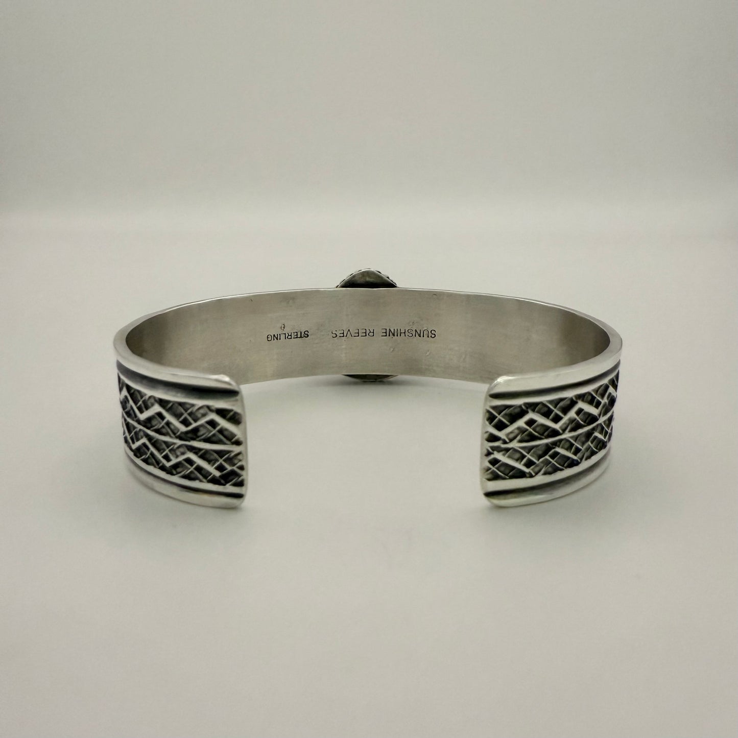 スタンプワークキングマンターコイズバングル By Sunshine Reeves 内周140mm