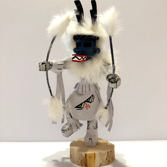Native American Navajo Deer Kachina Doll / White