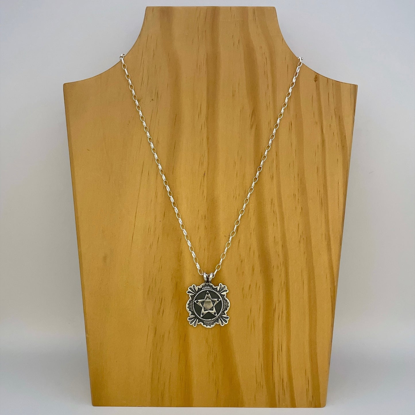 Stamped Star Pendant By Bo Reeves