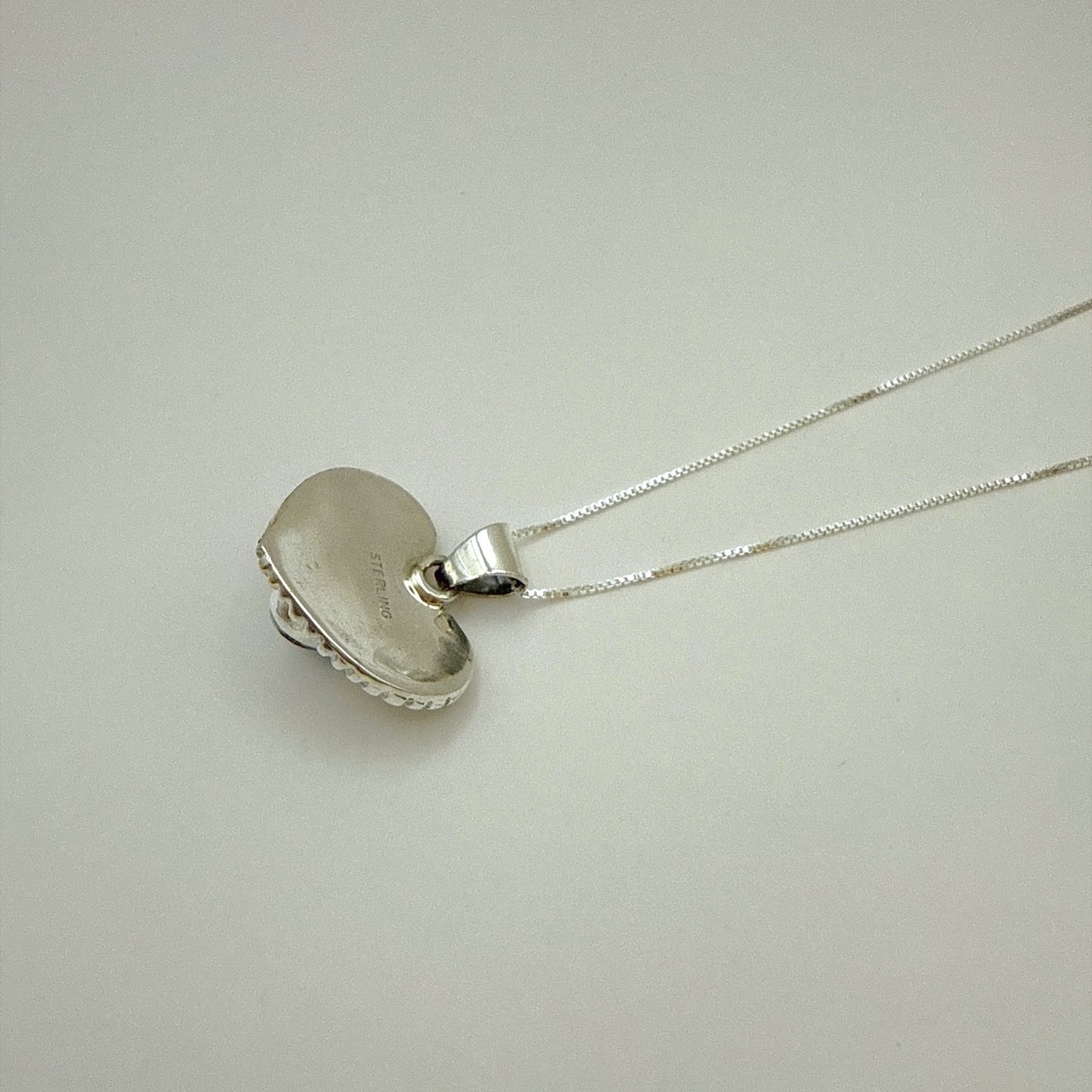 Golden Hills Turquoise Heart Pendant B