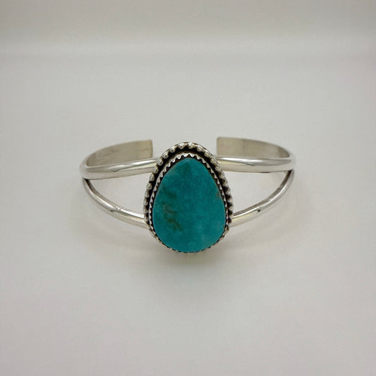 Kingman Turquoise Cuff Bracelet A