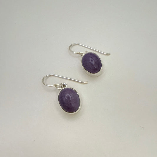 Charoite Dangle Earrings