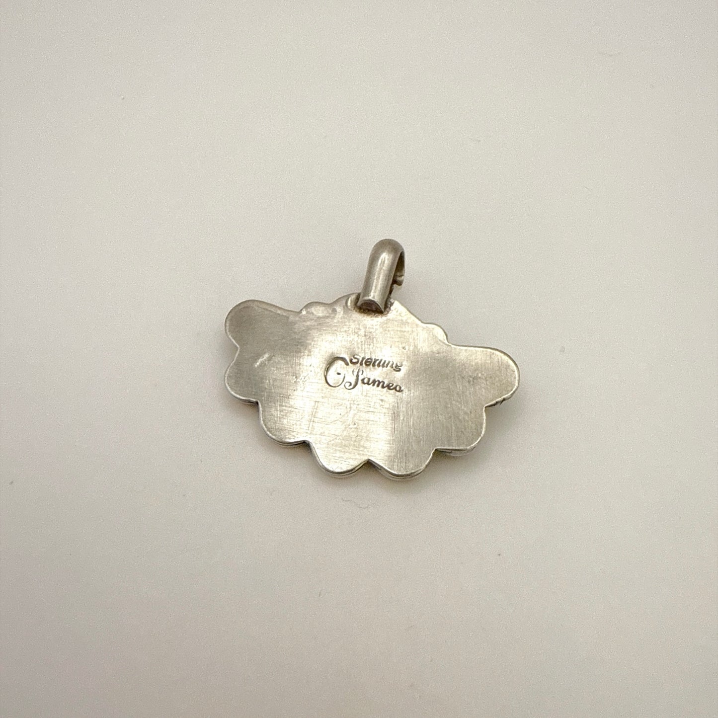 Turquoise Fan Pendant A