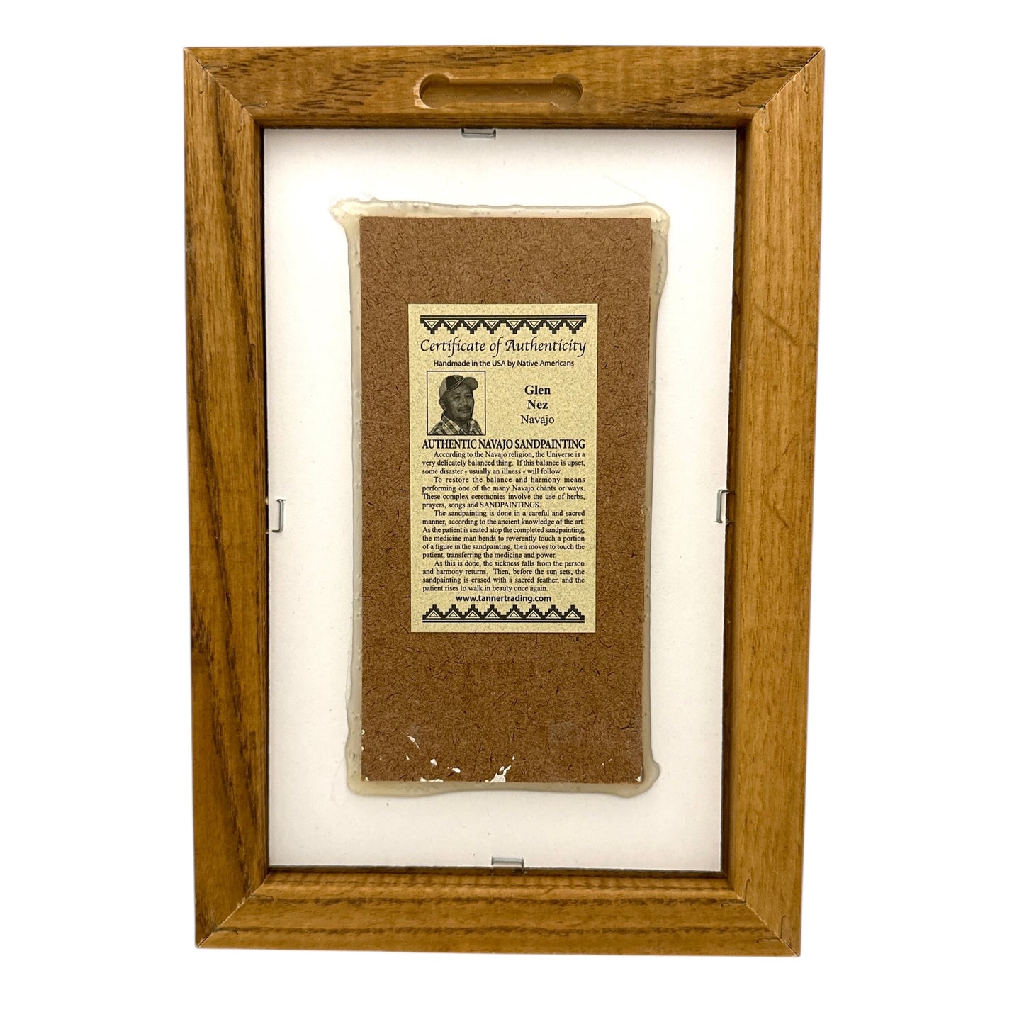 ナバホサンドペインティング 24 cm x 16.5 cm