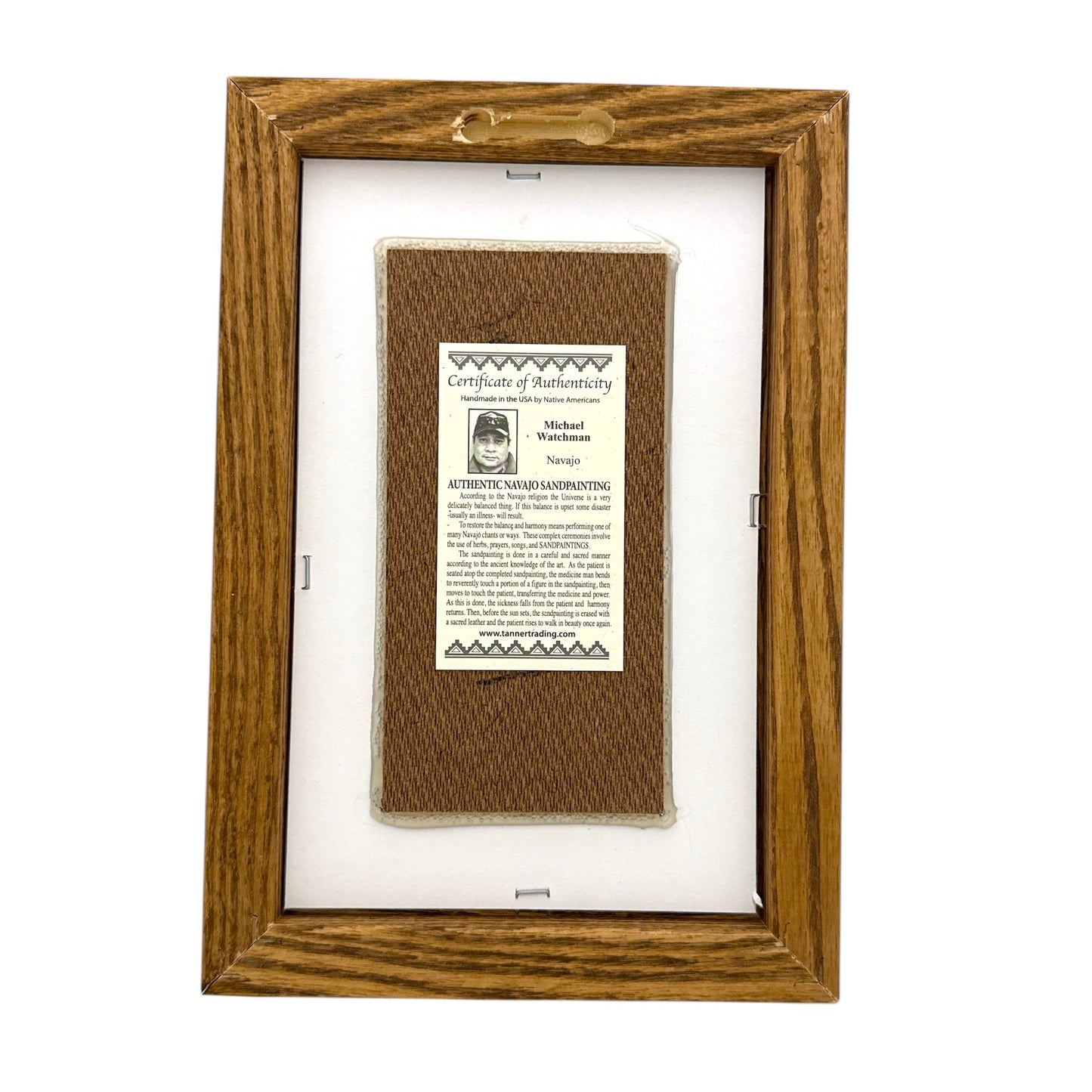 ナバホサンドペインティング 24 cm x 16.5 cm