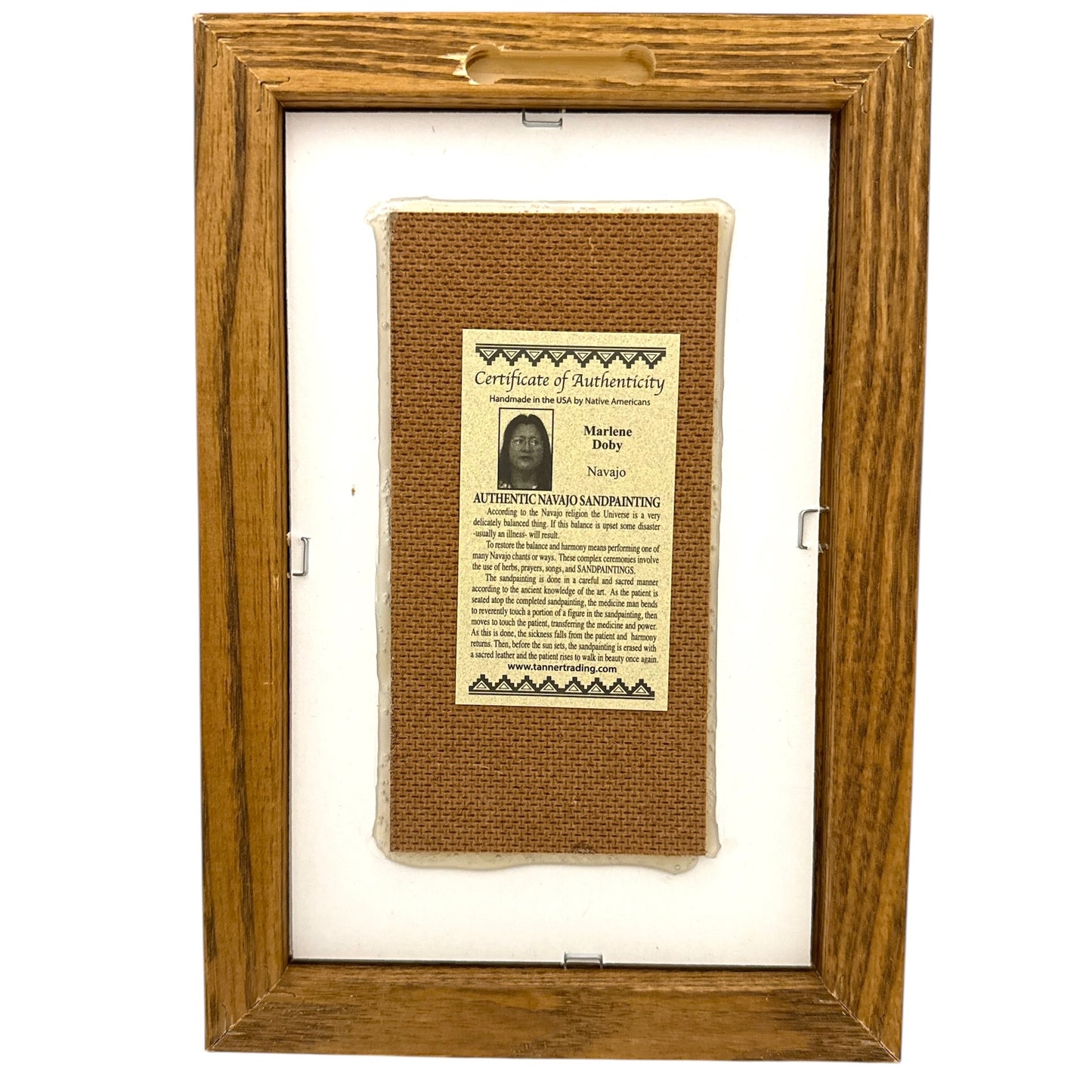 ナバホサンドペインティング 24 cm x 16.5 cm