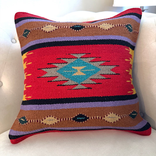 Handwoven Zapotec Pillow Cover Style 5Z