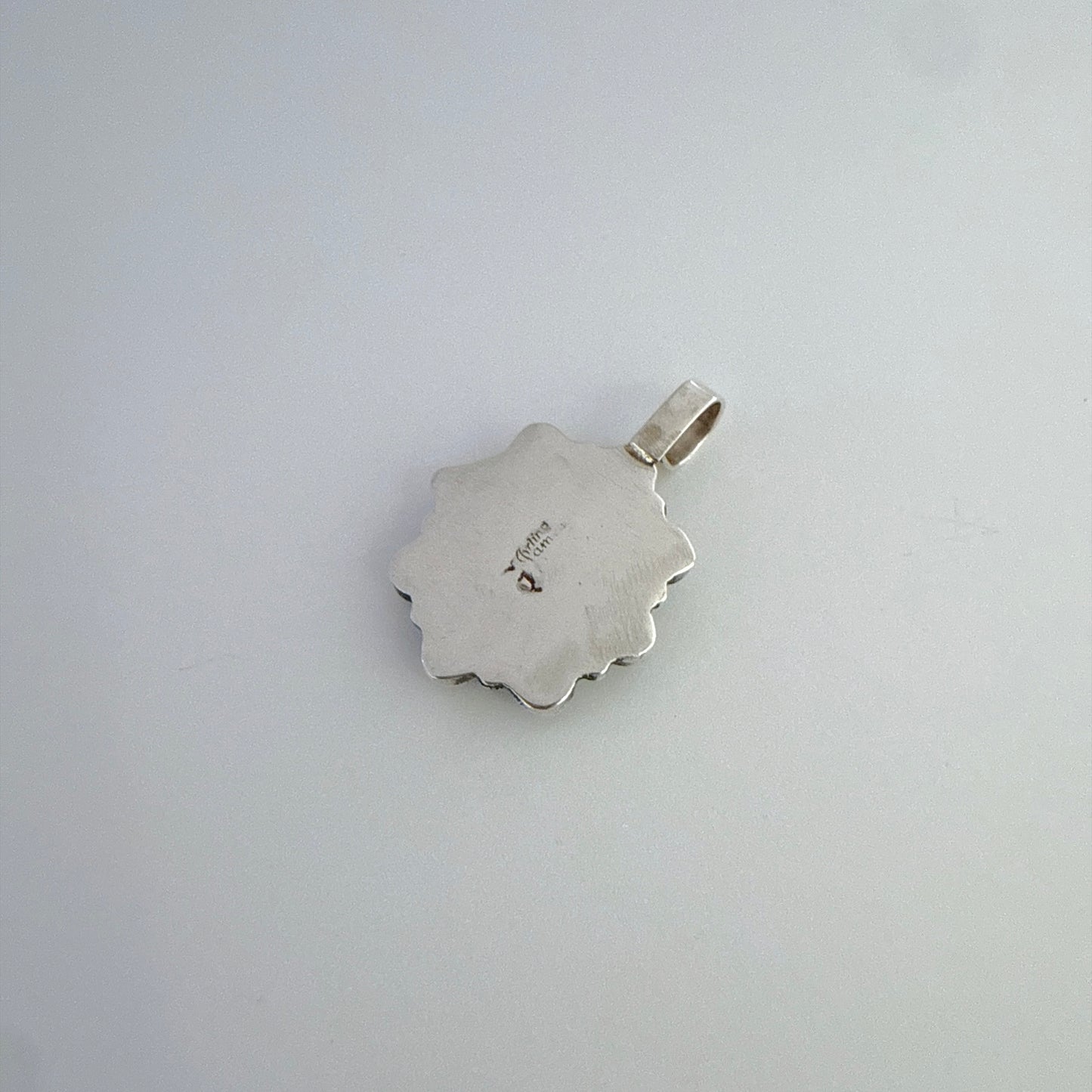 Kingman Turquoise Cluster Pendant By Geraldine James A