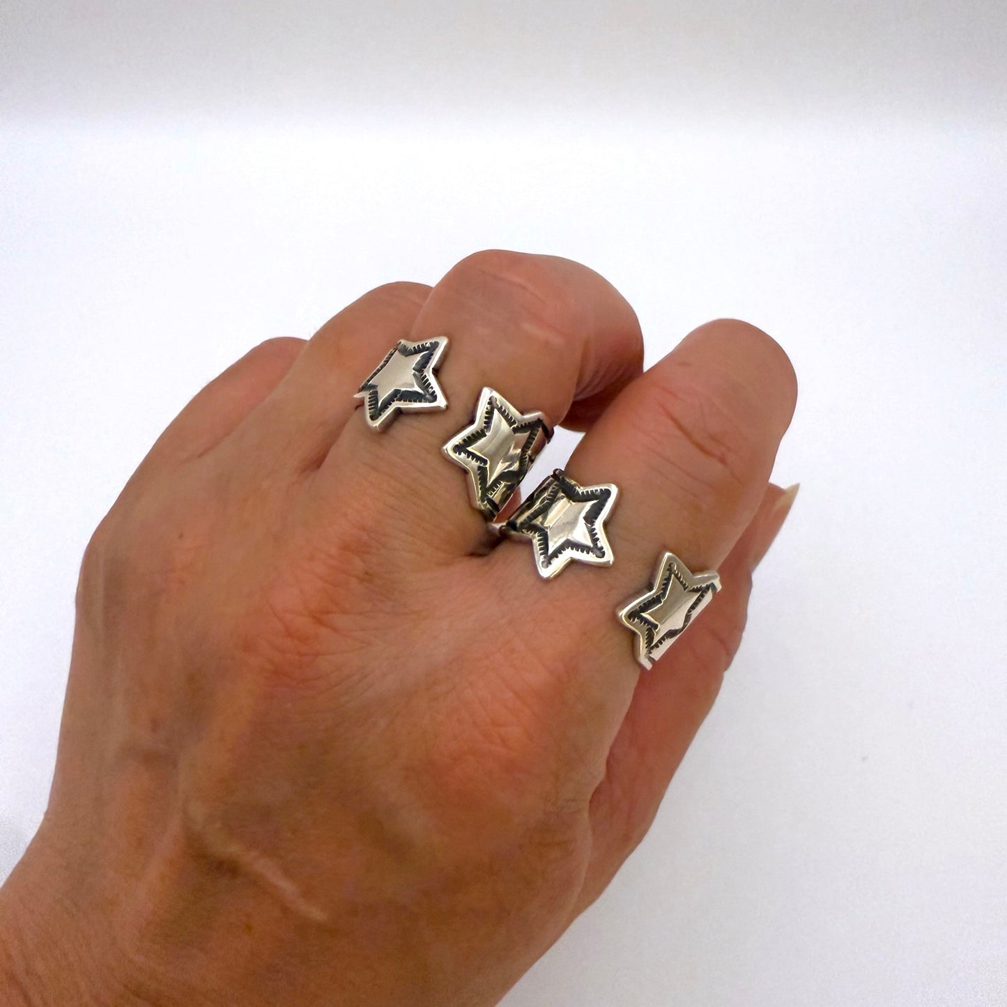 Double Star Split Ring by Sunshine Reeves