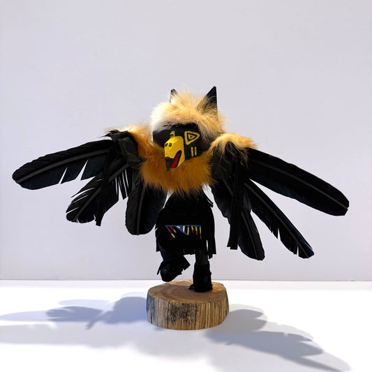 Native American Navajo Raven Kachina Doll / Black1