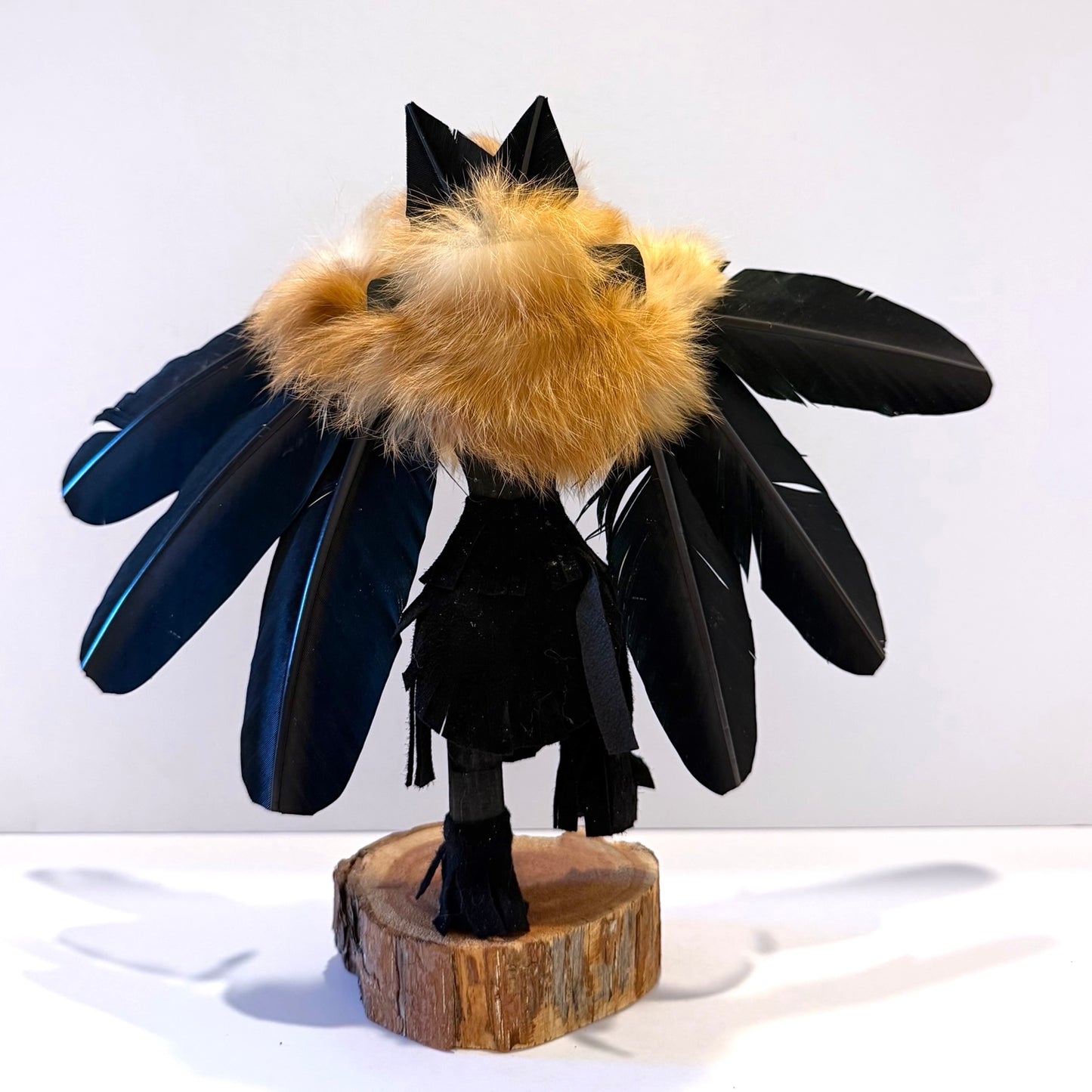 Native American Navajo Raven Kachina Doll / Black2