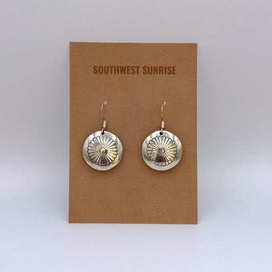 Stamped Dangle Earrings