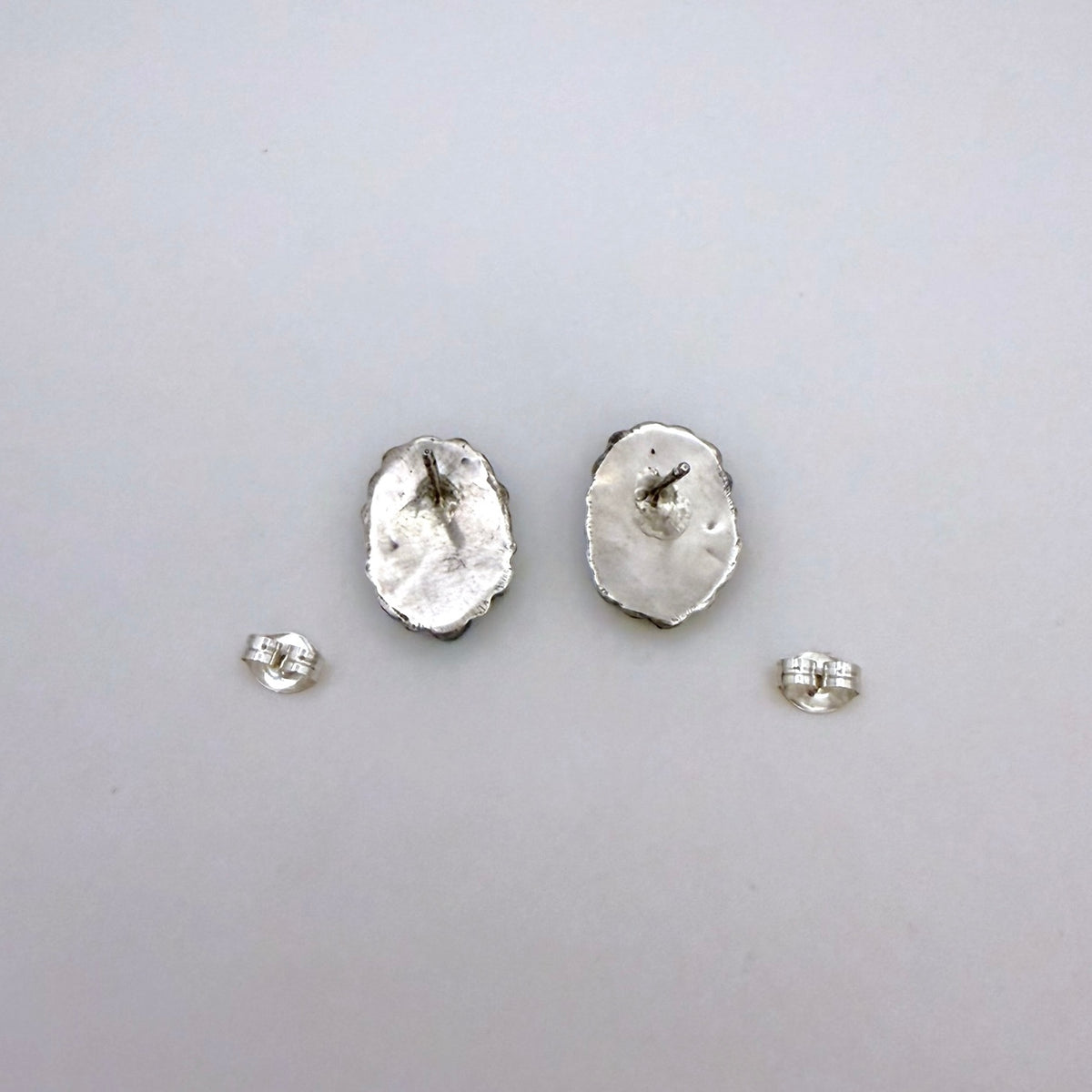 Small Sleeping Beauty Turquoise Cluster Stud Earrings