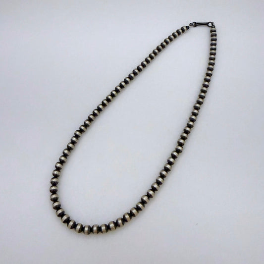 Round Navajo Pearls Necklace 5mm - 18"
