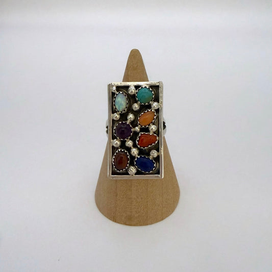 Multi Stone Ring By Harry Begay Size 8