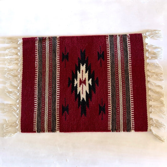Hand Woven Southwestern Table Mat 16" x 21"