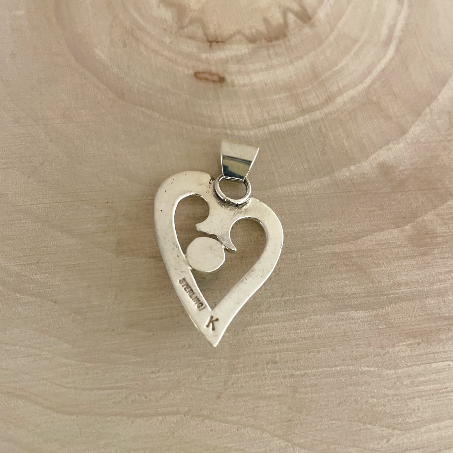 ターコイズハートペンダント