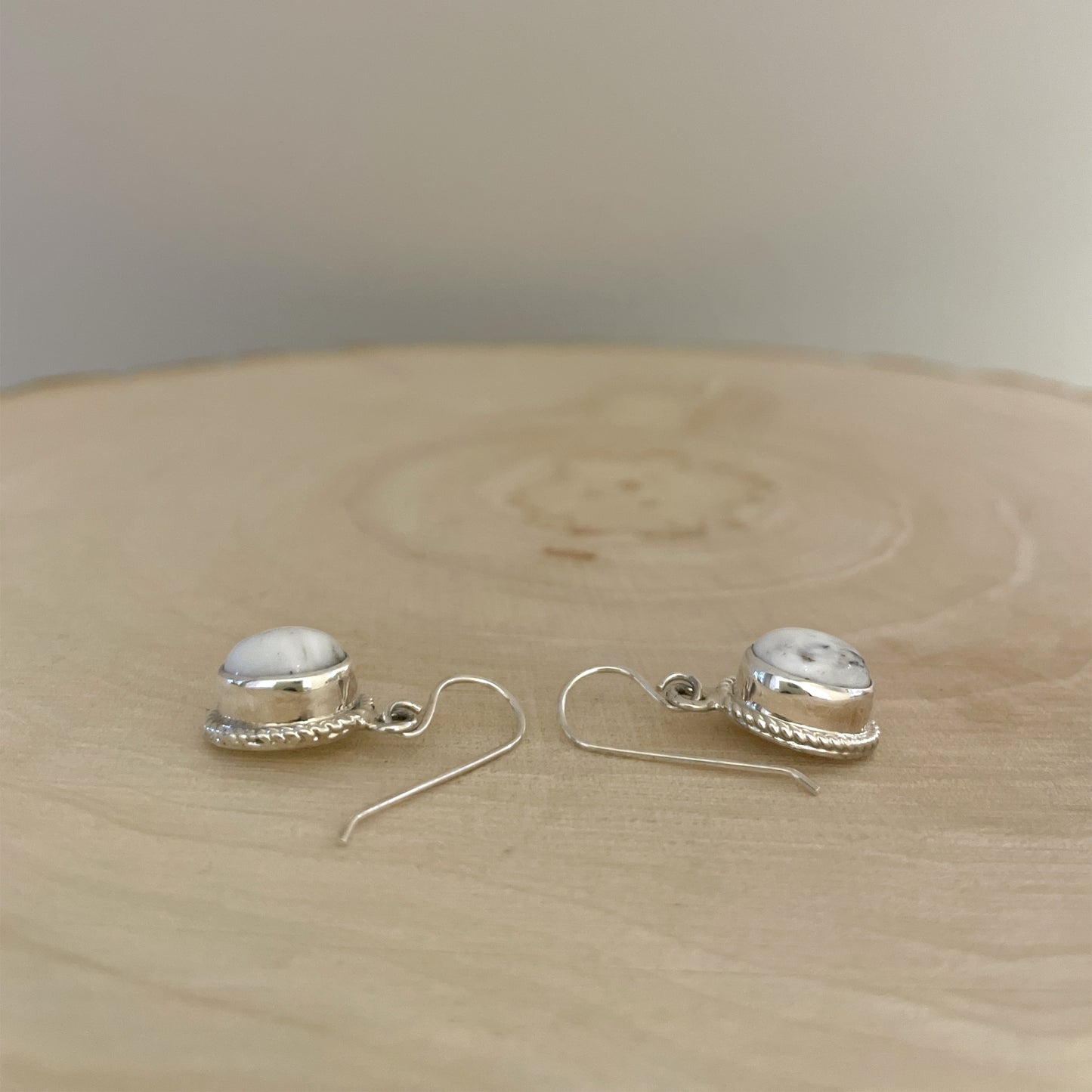 Howlite Dangle Earrings