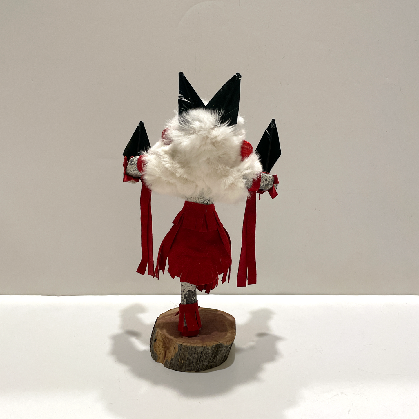 Native American Navajo Hummingbird Kachina Doll / Red