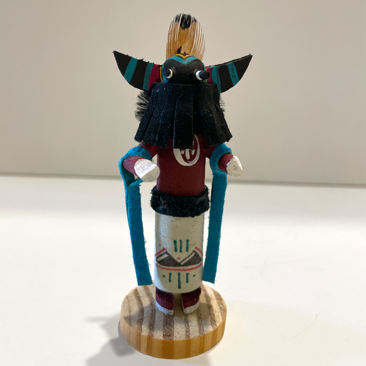 Native American Navajo Tiny Kachina Doll / Broad Face J