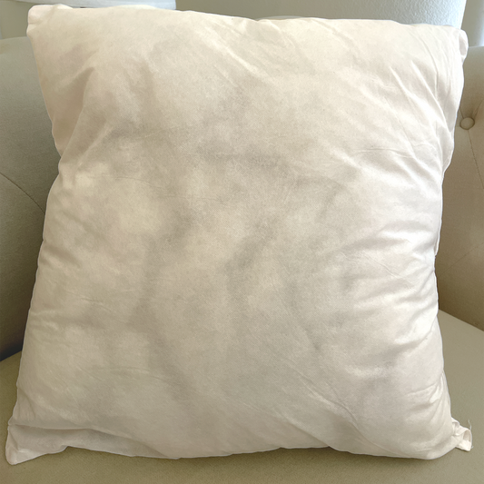 Ultra Soft Virgin Polyester Pillow Insert | Fits 18" x 18" Pillow Covers