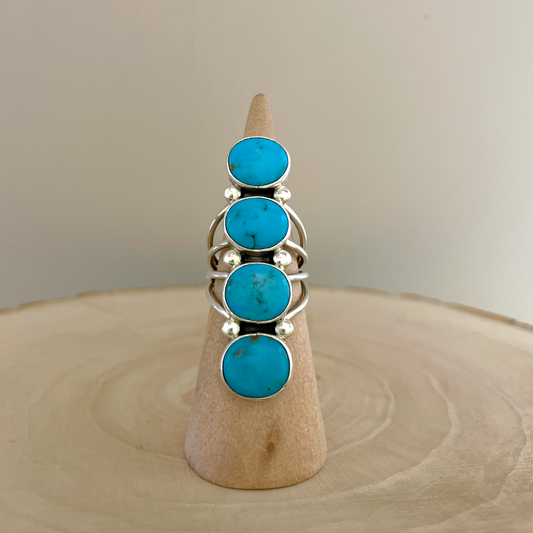 Four Turquoise Ring By Verdy Jake Size 8