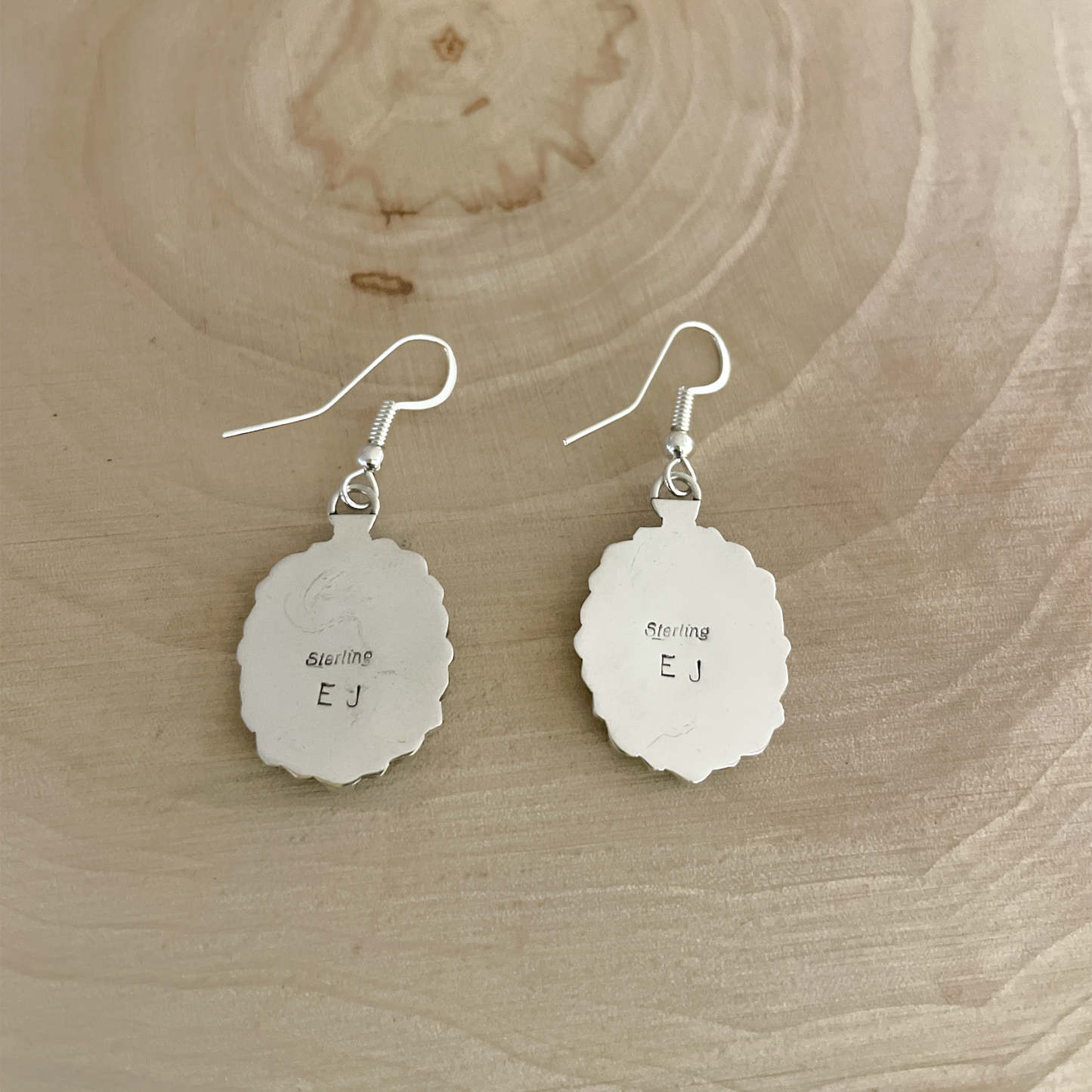 ターコイズクラスターダングルピアス