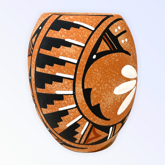 Native American Jemez Pottery Vase A by Marie Chinana