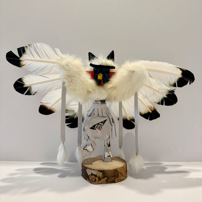 Native American Navajo Eagle Kachina Doll / White A