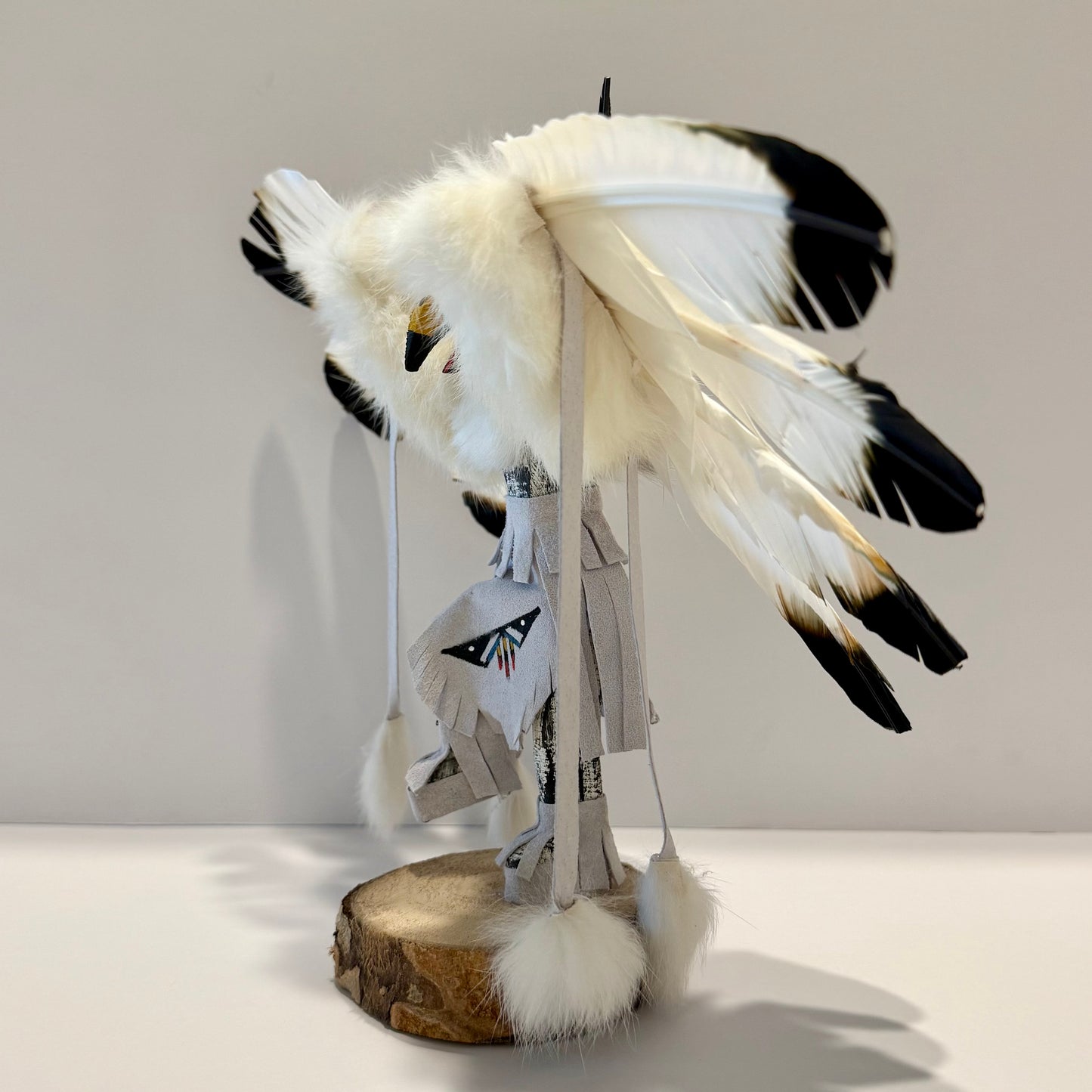 Native American Navajo Eagle Kachina Doll / White A
