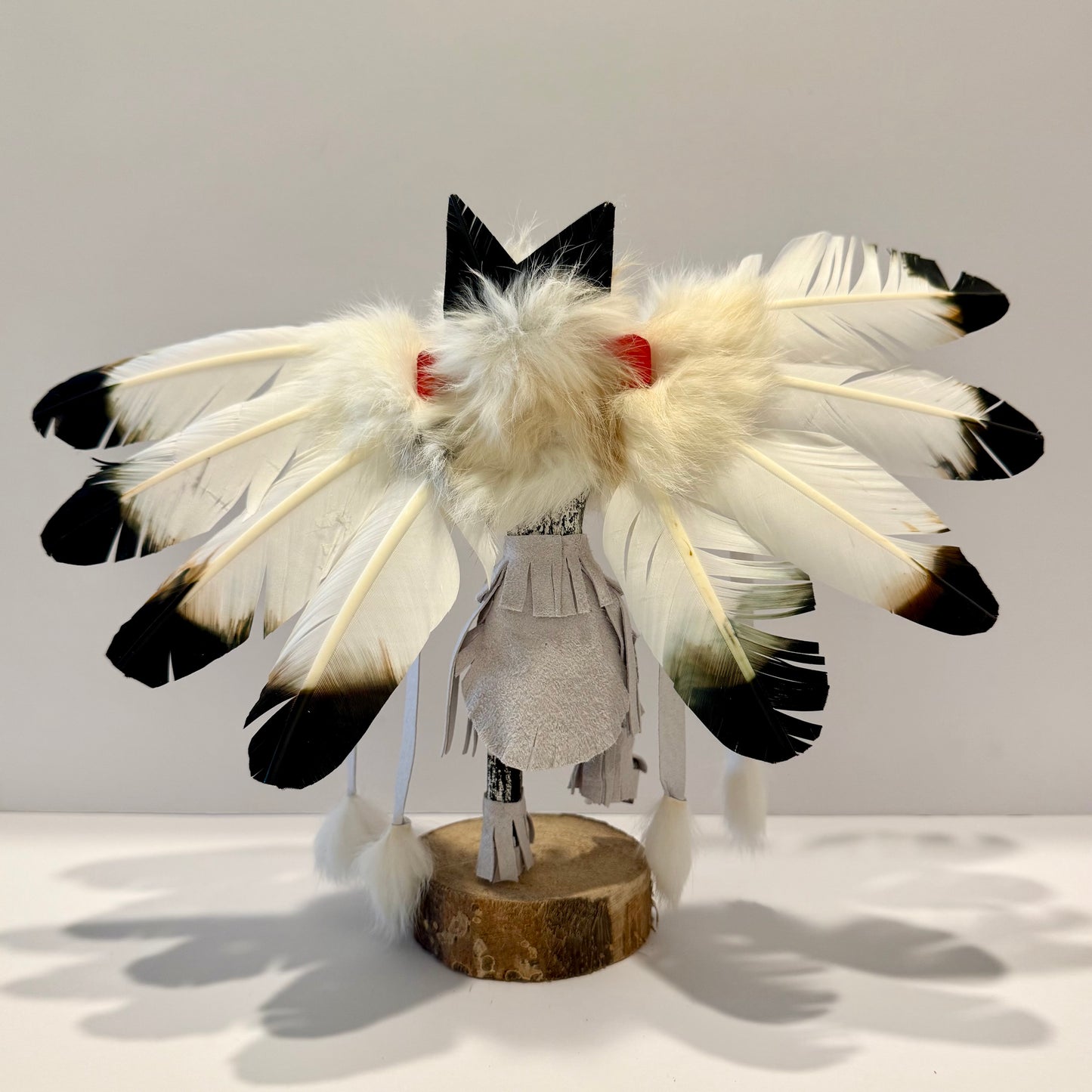 Native American Navajo Eagle Kachina Doll / White A
