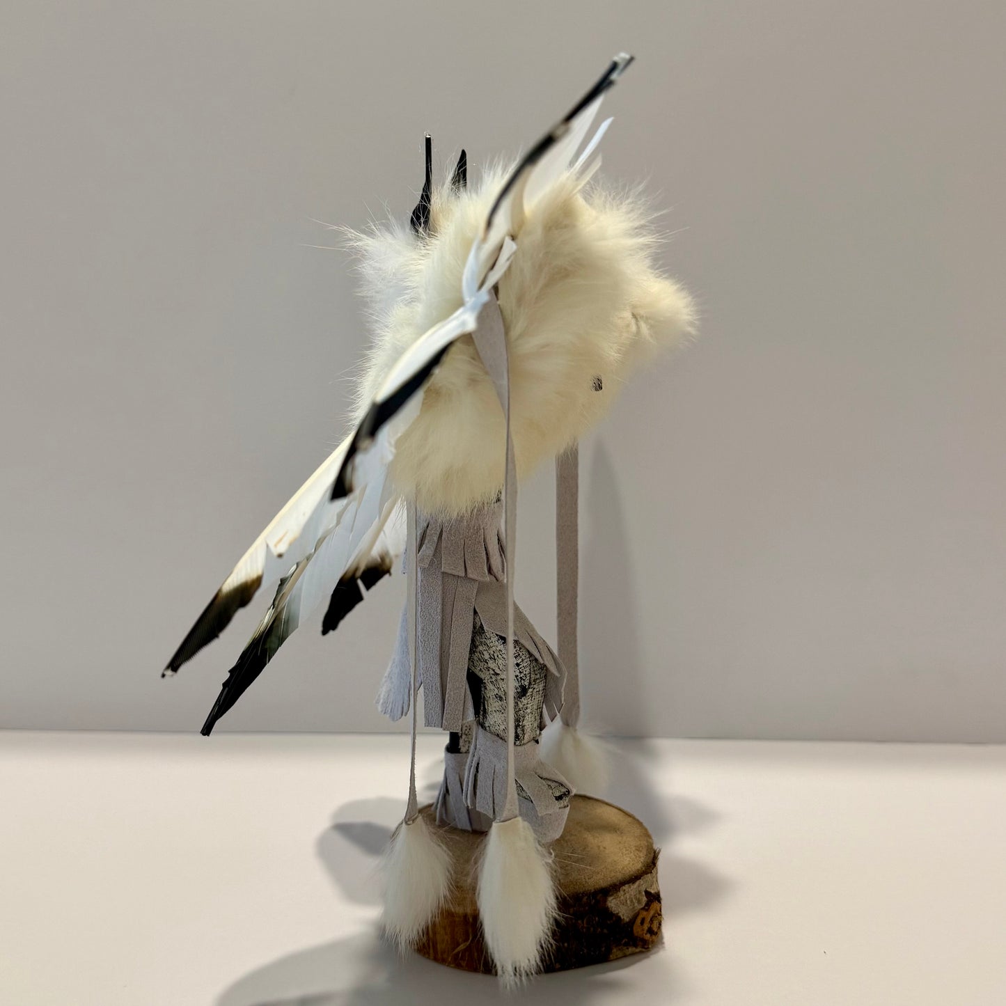 Native American Navajo Eagle Kachina Doll / White A