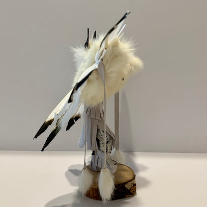 Native American Navajo Eagle Kachina Doll / White A