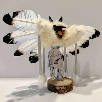 Native American Navajo Eagle Kachina Doll / White A