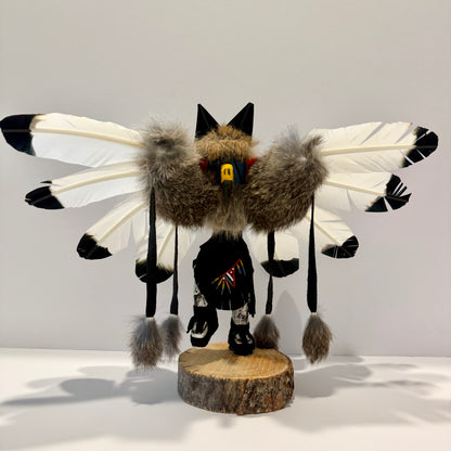 Native American Navajo Eagle Kachina Doll / Black A
