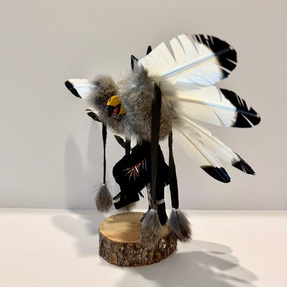 Native American Navajo Eagle Kachina Doll / Black A
