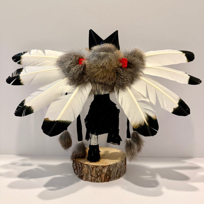 Native American Navajo Eagle Kachina Doll / Black A