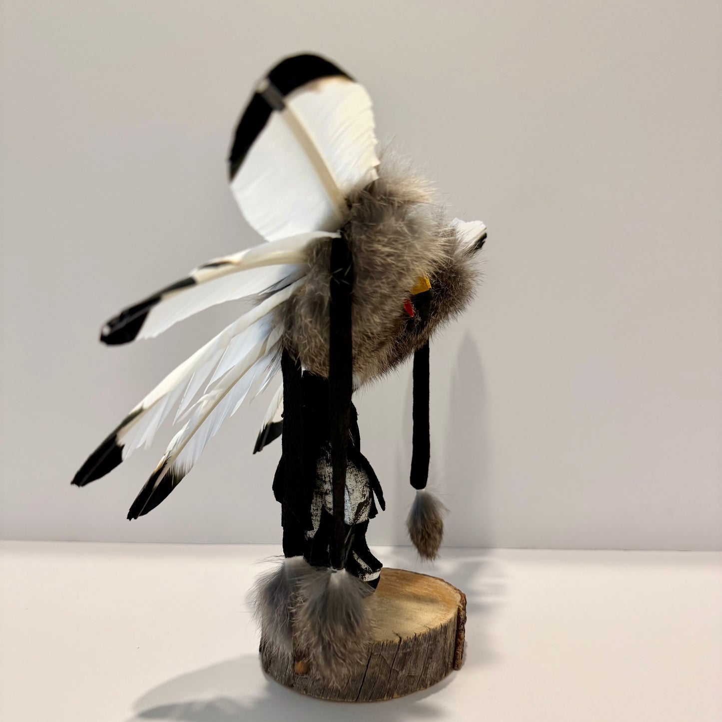 Native American Navajo Eagle Kachina Doll / Black A