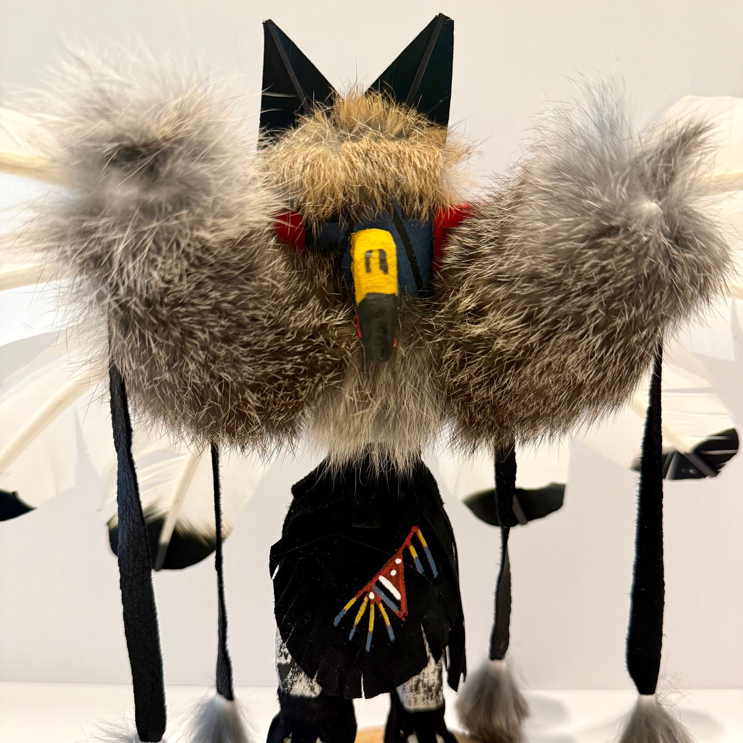 Native American Navajo Eagle Kachina Doll / Black A