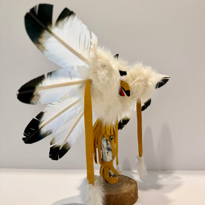 Native American Navajo Eagle Kachina Doll / Gold